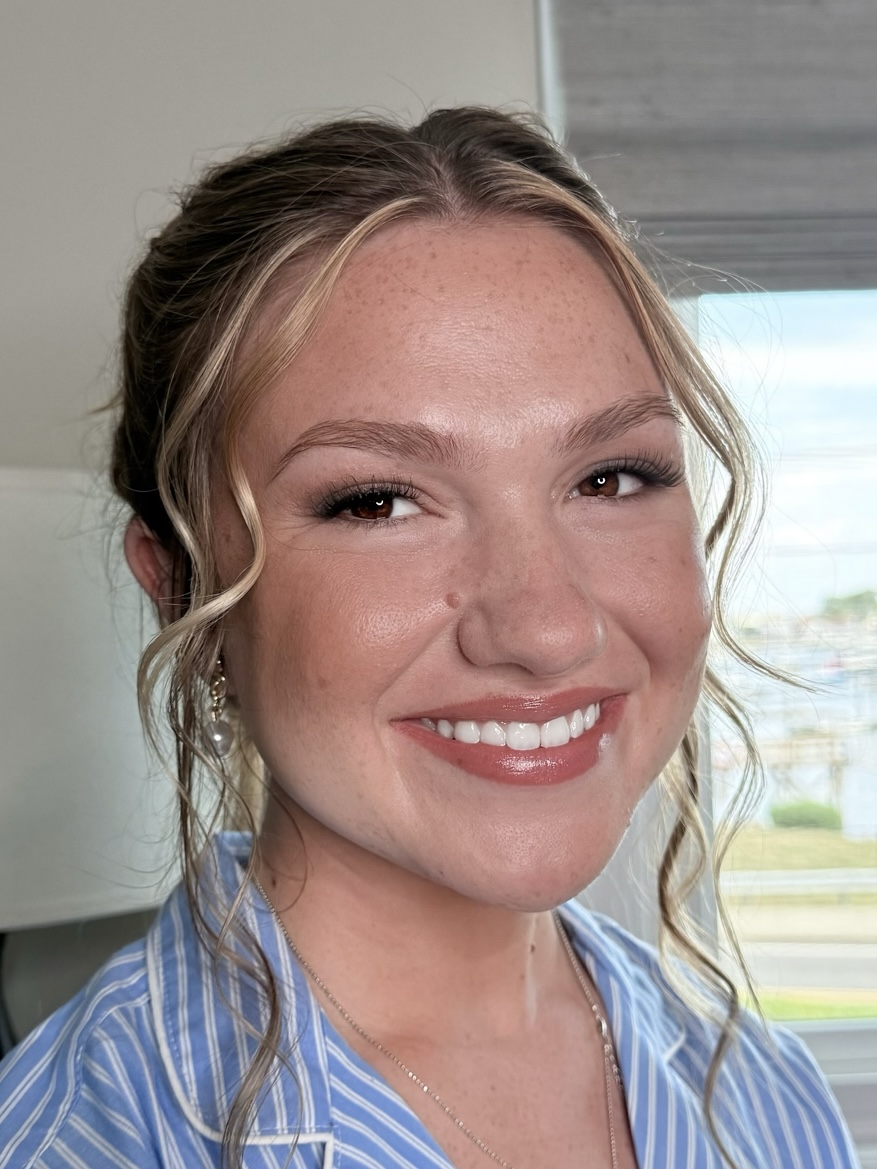 After natural bridal makeup